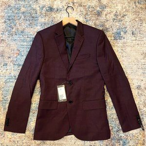 H&M Burgundy Blazer, 34R